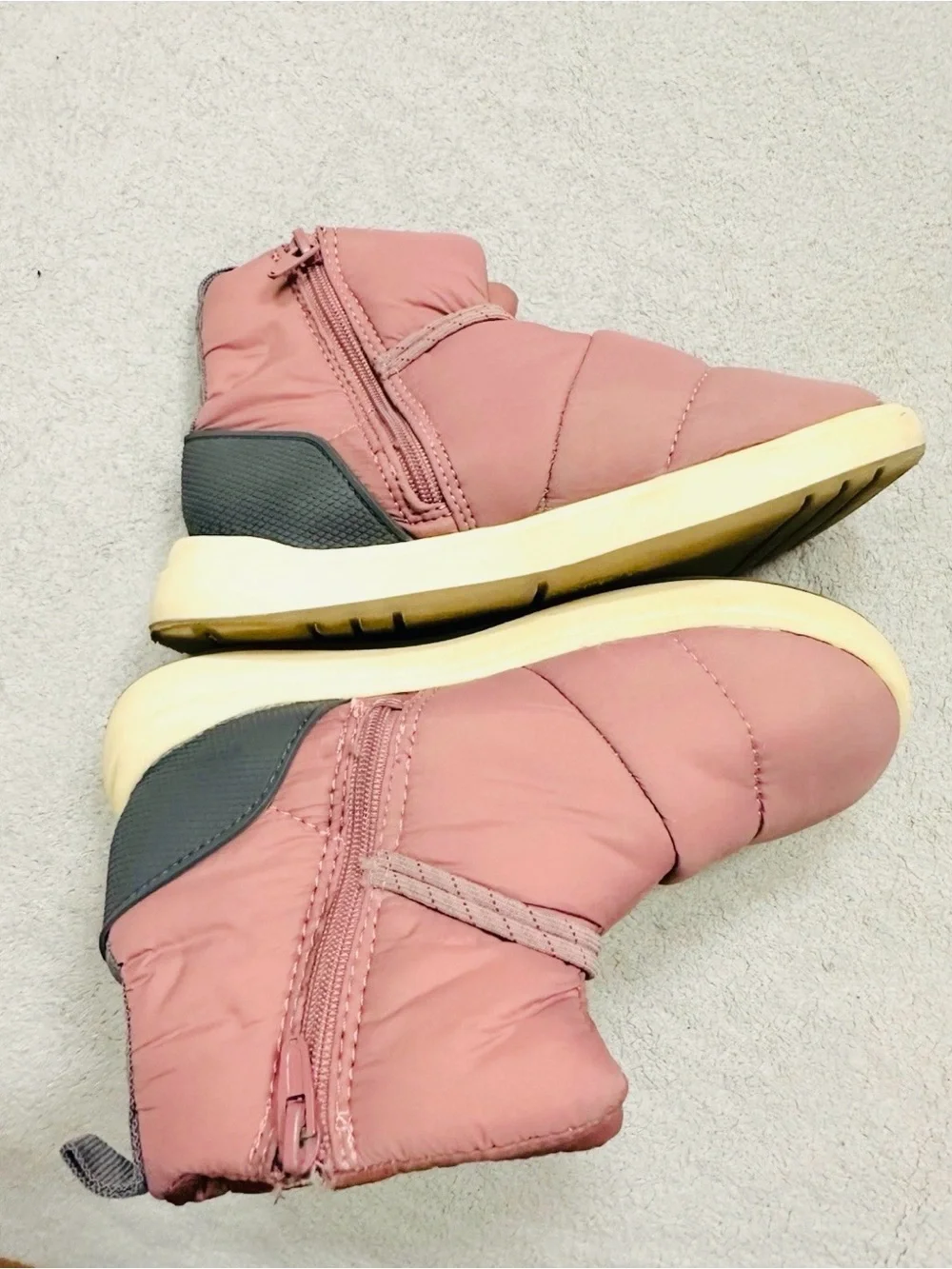 ZARA Girl Cute Boots Size US 10 (EUR 27) Light Pink Very Comfortable